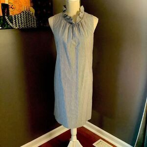 Banana Republic Striped SeerSucker Sheath Dress 👗 ☑️❤️